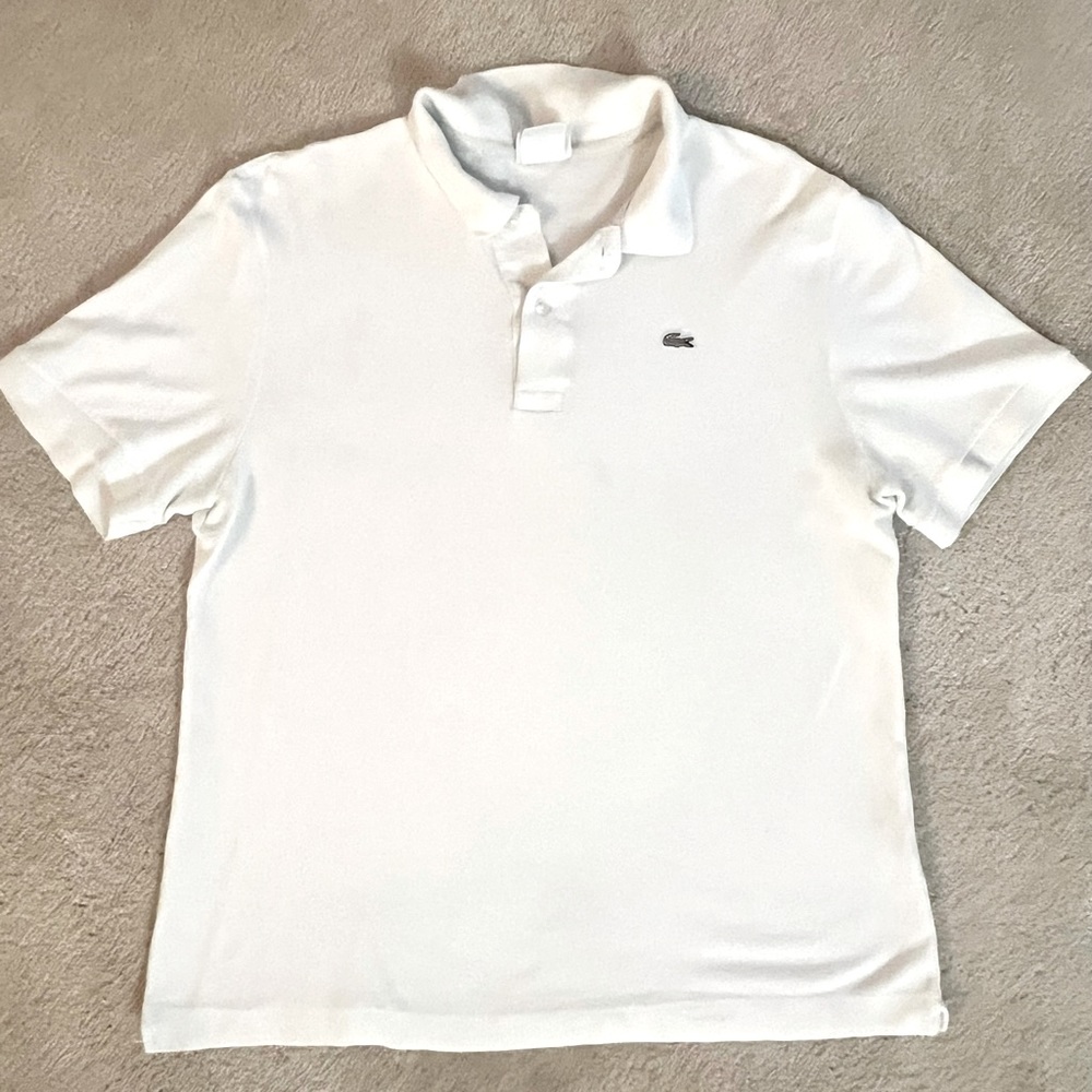 COPY - Lacoste White Polo Shirt S/M